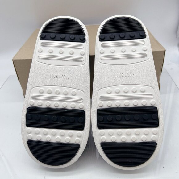 Moon Boot Park Soft Flower Slip On logo-print Boots Sneakers US 7 Black/ White - Picture 11 of 14